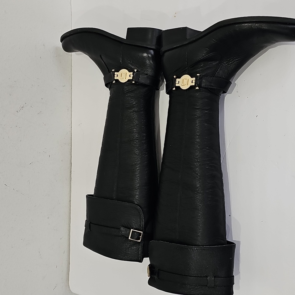Luz Da Lua Black boots Knee High Size 5 - Picture 7 of 12